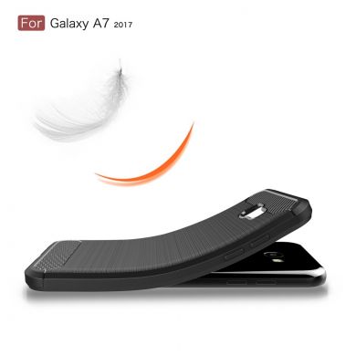 Защитный чехол UniCase Carbon для Samsung Galaxy A7 2017 (A720) - Gray