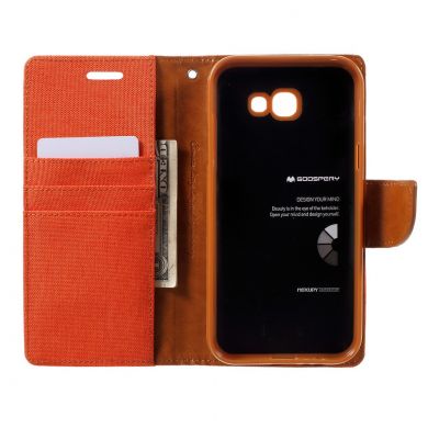Чехол-книжка MERCURY Canvas Diary для Samsung Galaxy A7 2017 (A720) - Orange