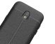 Защитный чехол Deexe Leather Cover для Samsung Galaxy J3 2017 (J330) - Black. Фото 4 из 8