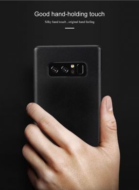 Пластиковый чехол LENUO Silky Touch для Samsung Galaxy Note 8 (N950) - Black