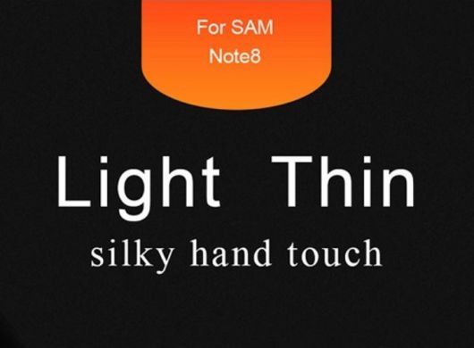 Пластиковый чехол LENUO Silky Touch для Samsung Galaxy Note 8 (N950) - Blue