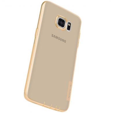 Силіконова накладка NILLKIN Nature TPU для Samsung Galaxy S7 Edge (G935) - Gold
