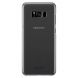 Пластиковый чехол Clear Cover для Samsung Galaxy S8 Plus (G955) EF-QG955CBEGRU - Black. Фото 1 из 5