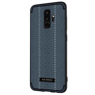 Защитный чехол NXE Leather Cover для Samsung Galaxy S9 Plus (G965) - Dark Blue