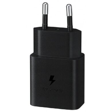 Сетевое зарядное устройство Samsung 15W Power Adapter + кабель Type-C to Type-C (EP-T1510XBEGRU) - Black