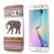 Силиконовая накладка Deexe Life Style для Samsung Galaxy S6 edge (G925) - Elephant Pattern. Фото 1 из 7