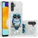 Силиконовый (TPU) чехол Deexe Fashion Glitter для Samsung Galaxy A13 5G (A136) / A04s (A047) - Owl. Фото 1 из 7