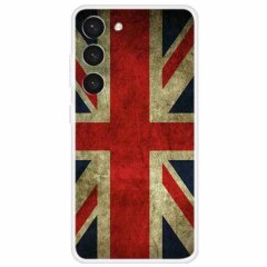 Силіконовий (TPU) чохол Deexe Life Style для Samsung Galaxy S23 (S911) - UK Flag
