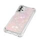Силиконовый (TPU) чехол Deexe Liquid Glitter для Samsung Galaxy A32 5G (А326) - Pink Stars. Фото 4 из 7
