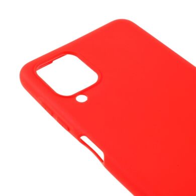 Силиконовый (TPU) чехол Deexe Matte Case для Samsung Galaxy M12 (M125) - Red