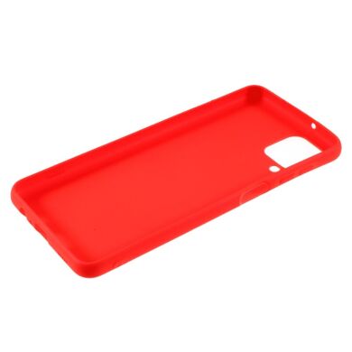 Силиконовый (TPU) чехол Deexe Matte Case для Samsung Galaxy M12 (M125) - Red
