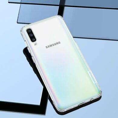 Силиконовый (TPU) чехол NILLKIN Nature для Samsung Galaxy A70 (A705) - Transparent