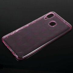 Силиконовый (TPU) чехол UniCase 3D Diamond Grain для Samsung Galaxy A30 (A305) - Pink