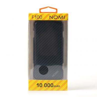 Внешний аккумулятор Nomi F100 на 10000mAh, Темно-синій