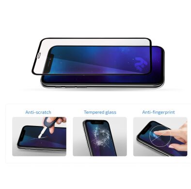 Захисне скло 2E Basic 3D Full Glue для для Samsung Galaxy A11 (A115) - Black