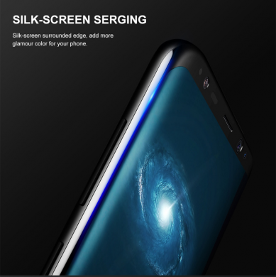 Защитное стекло BASEUS 3D Full Curved для Samsung Galaxy S8 (G950) - Black