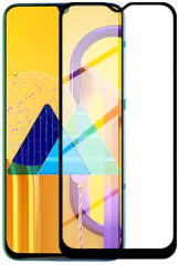 Защитное стекло Deexe 5D Full Glue для Samsung Galaxy M30s (M307) / Galaxy M21 (M215) / Galaxy M31 (M315) - Black