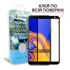 Защитное стекло MakeFuture FullGlue Cover для Samsung Galaxy J4+ (J415) - Black