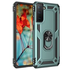 Защитный чехол Deexe Armor Case для Samsung Galaxy S21 Plus (G996) - Dark Green