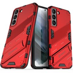 Защитный чехол Deexe Bibercas для Samsung Galaxy S22 (S901) - Red