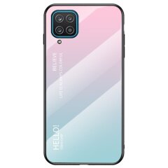 Захисний чохол Deexe Gradient Color для Samsung Galaxy A12 (A125) / A12 Nacho (A127) - Pink / Blue