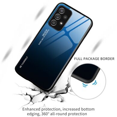 Защитный чехол Deexe Gradient Color для Samsung Galaxy A32 (А325) - Cyan / Blue
