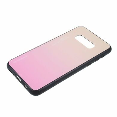 Защитный чехол Deexe Gradient Color для Samsung Galaxy S10e (G970) - Gold / Pink