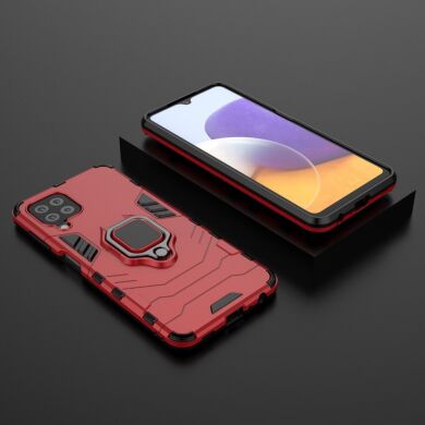 Защитный чехол Deexe Hybrid Case для Samsung Galaxy A22 (A225) - Red