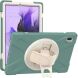 Защитный чехол Deexe Rotation Hybrid для Samsung Galaxy Tab S7 FE (T730/T736) - Emerald Green. Фото 5 из 16