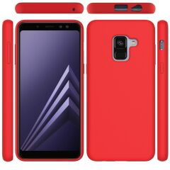 Защитный чехол Deexe Silicone Case для Samsung Galaxy A8 (A530) - Red