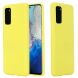Защитный чехол Deexe Silicone Case для Samsung Galaxy S20 Plus (G985) - Yellow. Фото 1 из 6