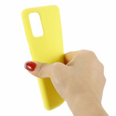 Защитный чехол Deexe Silicone Case для Samsung Galaxy S20 Plus (G985) - Yellow