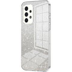 Защитный чехол Deexe Sparkles Cover для Samsung Galaxy A53 (A536) - Transparent