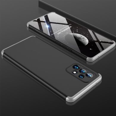 Защитный чехол GKK Double Dip Case для Samsung Galaxy A53 - Black / Silver