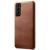 Защитный чехол KSQ Leather Cover для Samsung Galaxy S22 (S901) - Brown