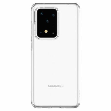 Защитный чехол Spigen (SGP) Crystal Flex для Samsung Galaxy S20 Ultra (G988) - Crystal Clear