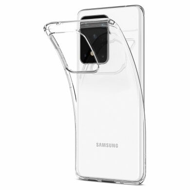Защитный чехол Spigen (SGP) Crystal Flex для Samsung Galaxy S20 Ultra (G988) - Crystal Clear
