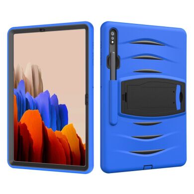 Защитный чехол UniCase Bravo Series для Samsung Galaxy Tab S7 Plus (T970/975) / S8 Plus (T800/806) - Blue