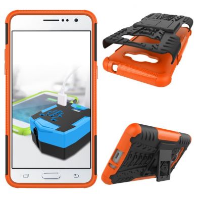 Защитный чехол UniCase Hybrid X для Samsung Galaxy J2 Prime - Orange