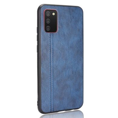 Защитный чехол UniCase Leather Series для Samsung Galaxy A02s (A025) - Blue