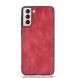 Защитный чехол UniCase Leather Series для Samsung Galaxy S21 - Red. Фото 3 из 11
