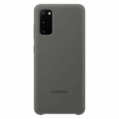 Чохол Silicone Cover для Samsung Galaxy S20 (G980) EF-PG980TJEGRU - Gray