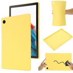 Защитный чехол Deexe Silicone Shell для Samsung Galaxy Tab A8 10.5 (X200/205) - Yellow