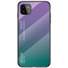 Захисний чохол Deexe Gradient Color для Samsung Galaxy A22 5G (A226) - Purple / Green