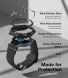 Ремешок RINGKE Fusion X Guard для Samsung Galaxy Watch 4 / 5 (44mm) - Black. Фото 9 из 16