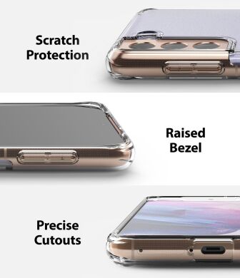 Защитный чехол RINGKE Fusion для Samsung Galaxy S21 Plus (G996) - Smoke Black