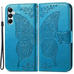 Чехол UniCase Butterfly Pattern для Samsung Galaxy A05s (A057) - Blue
