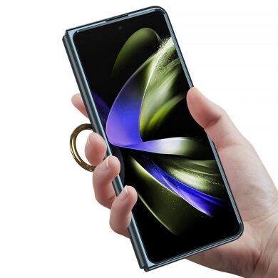 Защитный чехол GKK Clear Ring для Samsung Galaxy Fold 5 - Black