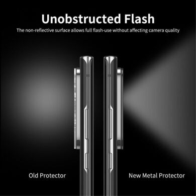 Защитная рамка HAT PRINCE Lens Frame для Samsung Galaxy S23 (S911) / S23 Plus (S916) - Light Purple