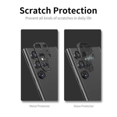 Захисна рамка HAT PRINCE Lens Frame для Samsung Galaxy S23 (S911) / S23 Plus (S916) - Light Purple
